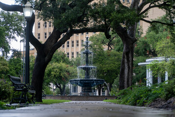 Bienville Square Fountain Mobile Alabama
