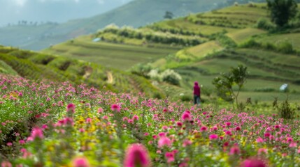 Local market and event focused small scale flower farming business for community engagement