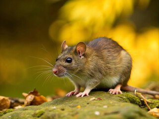 mouse in the grass, isolated, white, ferret, rodent, hamster, mammal, cute, fur, domestic, brown, small, nature, mice