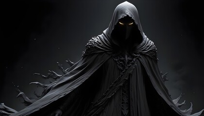 Clear Plain Shiny Soft Vintage Bokeh Cloudy Wave Like Geometric Black Background or Texture