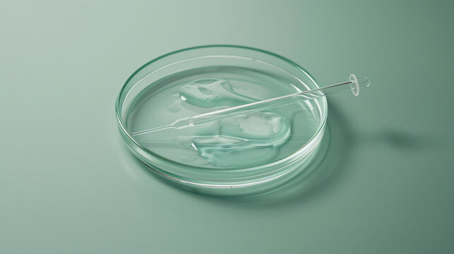 Petri dish and pipette