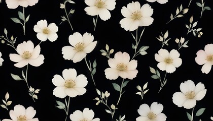 Clear Plain Shiny Soft Vintage Bokeh Cloudy Wave Like Geometric Black Background or Texture