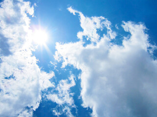 ふんわり雲の空