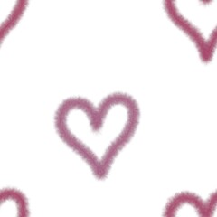 pink heart shape seamless background pattern 