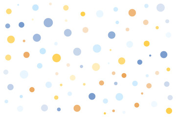 Background Repeated random circle shape drawn. Cute pattern Template for banner, card, poster with text.