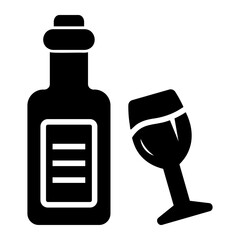 champagne Solid icon