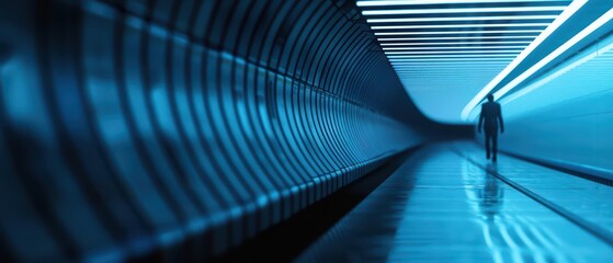 Quality assurance is depicted in an ultramodern, supernatural scene, with copy space for your personalized message