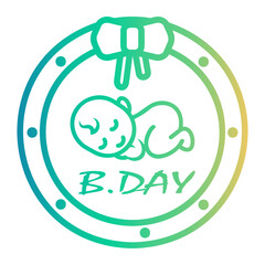 decoration Line Gradient Icon