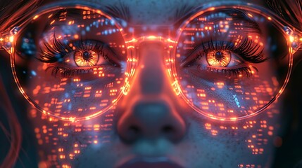 A futuristic advertising design agency with holographic ad creation tools and glowing ad concepts, delivering compelling ads 