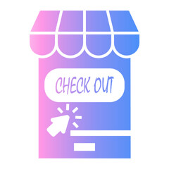 mobile Gradient icon