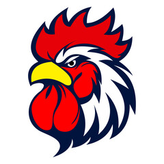 Chicken vector art illustration.