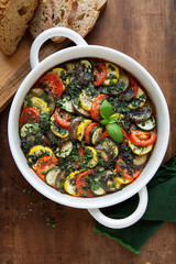 SLICED AND SWIRLED RAINBOW RATATOUILLE