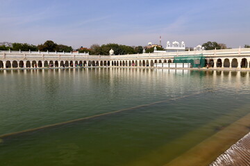 Obraz premium Pushkar India February 23, 2023. Pushkar is one of the sacred pilgrimage sites in Hinduism.