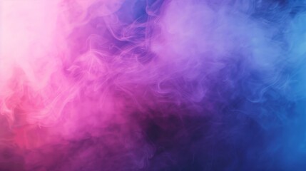Colorful Abstract Smoke with Pink, Blue, and Purple Hues