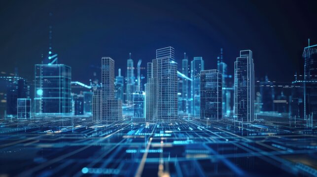 Digital twin technology firm, virtual city planning,