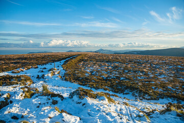 Fototapeta premium Dublin, Ireland - city and nature views from the top of a hill