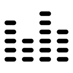 Obraz premium sound bar icon 