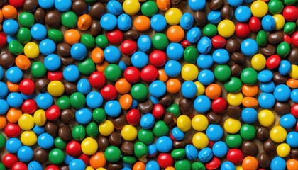 Colorful Candy Background.