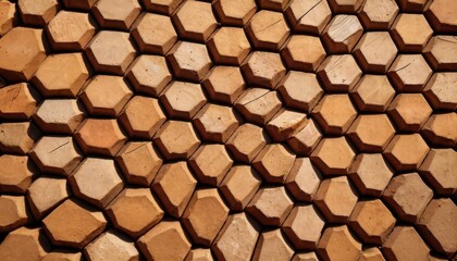 Honeycomb Pattern Wall.