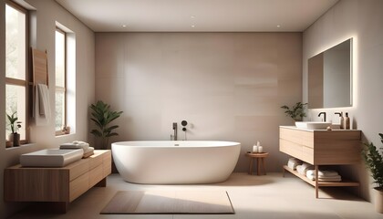 Photo interior modern design room 3d illustration