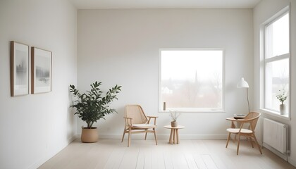 Fototapeta premium Photo interior modern design room 3d illustration
