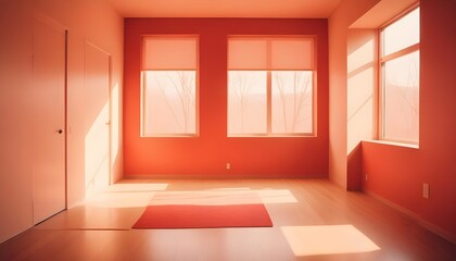 Obraz premium Photo interior modern design room 3d illustration