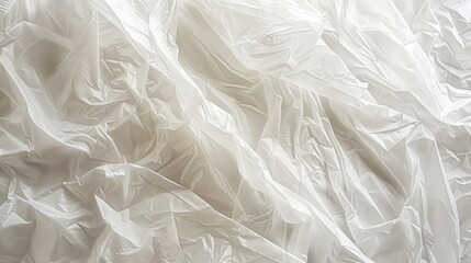 Obraz premium Texture of aged white plastic bag