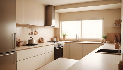 Fototapeta premium Photo interior modern design room 3d illustration