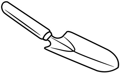 gardening tools outline