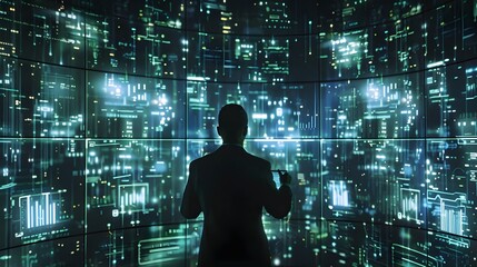 Cyber security, Information privacy, Data protection. Internet and technology concept on virtual screen. 