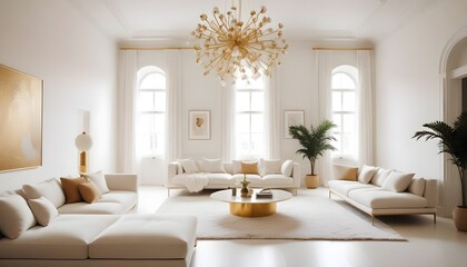 Photo interior modern design room 3d illustration