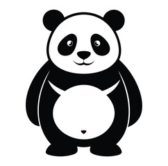 panda-silhouette-image-vector 001