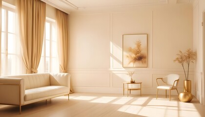 Photo interior modern design room 3d illustration