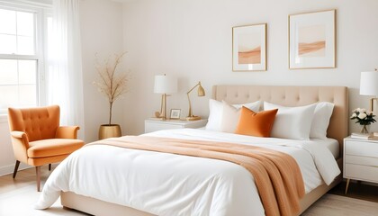 Photo interior modern design room 3d illustration