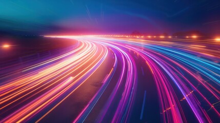 Neon Highway Lights