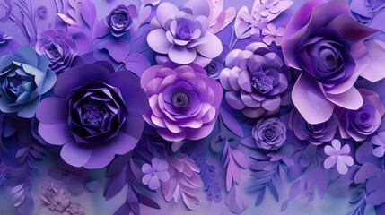 Violet hued paper backdrop