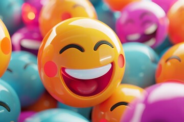 3d emoticons laughing