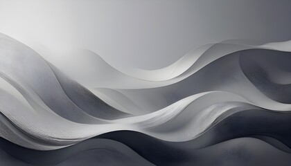 Obraz premium Abstract Black White Irregular Wave Design Background
