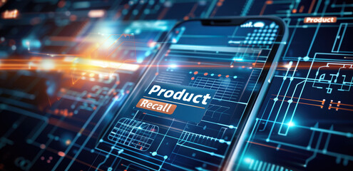 Obraz premium Smartphone screen displaying 