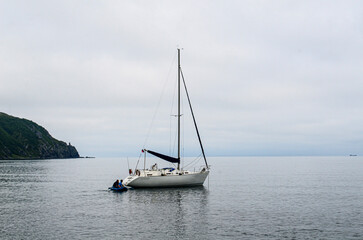 sailboat on the sea