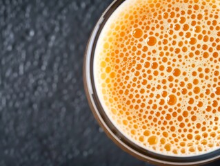 Beer yeast seen under a microscope with a beer glass background, Beer yeast clipart microscopic organisms, Creative brewing theme