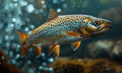 Naklejka premium Close-up of a sophisticated processor chip, tech components, CPU innovation