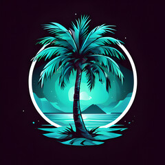 palm tree silhouette