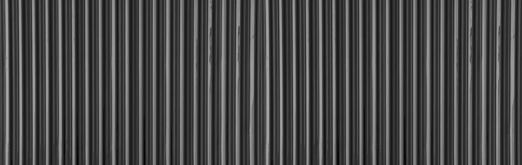 Obraz premium Metal roof grey corrugated iron sheet aluminium teal steel background wall panel tile construction siding building line pattern texture seamless architecture plate frame for presentation product.