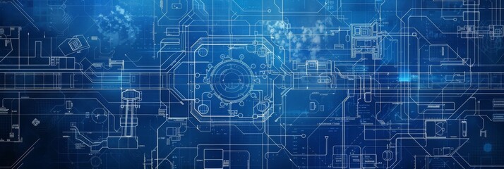 Fototapeta premium SEO Blueprint: Constructing Your Digital Persona with SEO Tools as the Building Blocks for a Strong Online Presence