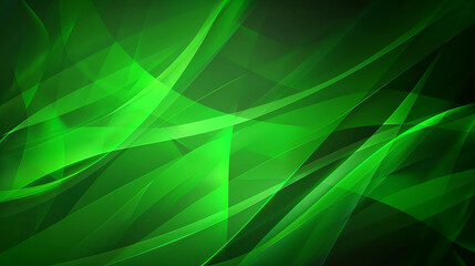 Abstract Green Geometric Pattern Background