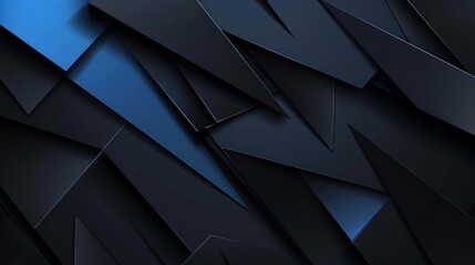Obraz premium Geometric black and white image of a pattern of triangles background