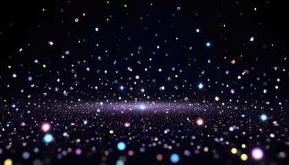 Naklejka premium Clear Plain Shiny Soft Vintage Bokeh Cloudy Wave Like Geometric Black Background or Texture