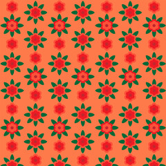 Art & Illustration cute floral pattern.