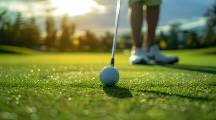 Getting closer on the golf course. 